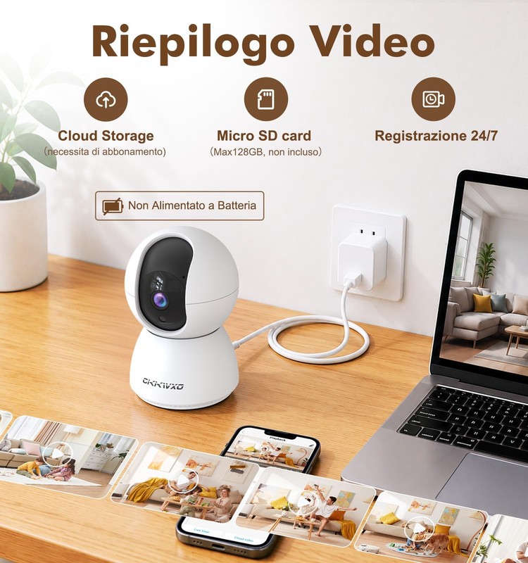 2K Wi-Fi Indoor Security Camera, 2.4/5GHz Wi-Fi Pet Cam, 3MP Camera for Baby ... gallery
