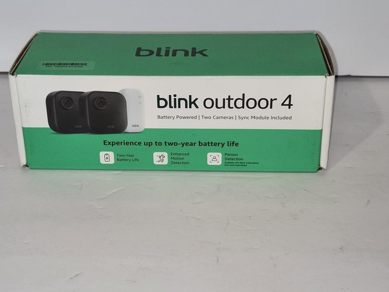Blink Outdoor 4th Gen HD WiFi Security 2 Camera System (ROA011364)