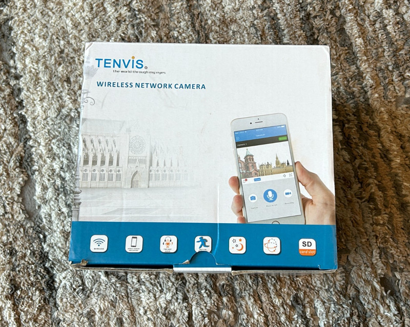 Tenvis Wireless Network Wifi Security Camera w/ Stand Two Way Audio Night Vision gallery