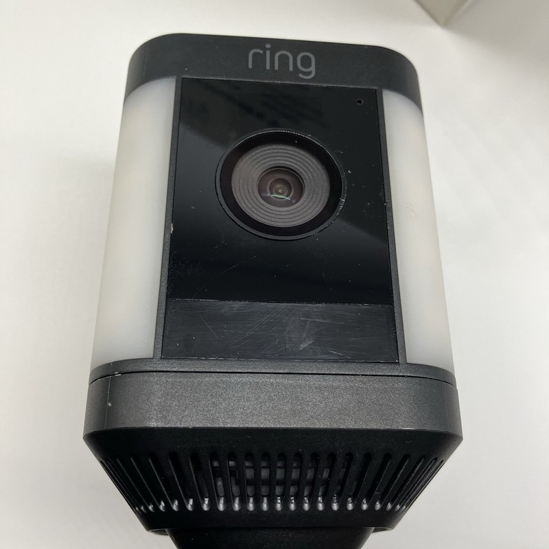 Ring Spotlight Cam Plus Plug-In Outdoor Camera New Open Box Lights Siren HD - N2 gallery