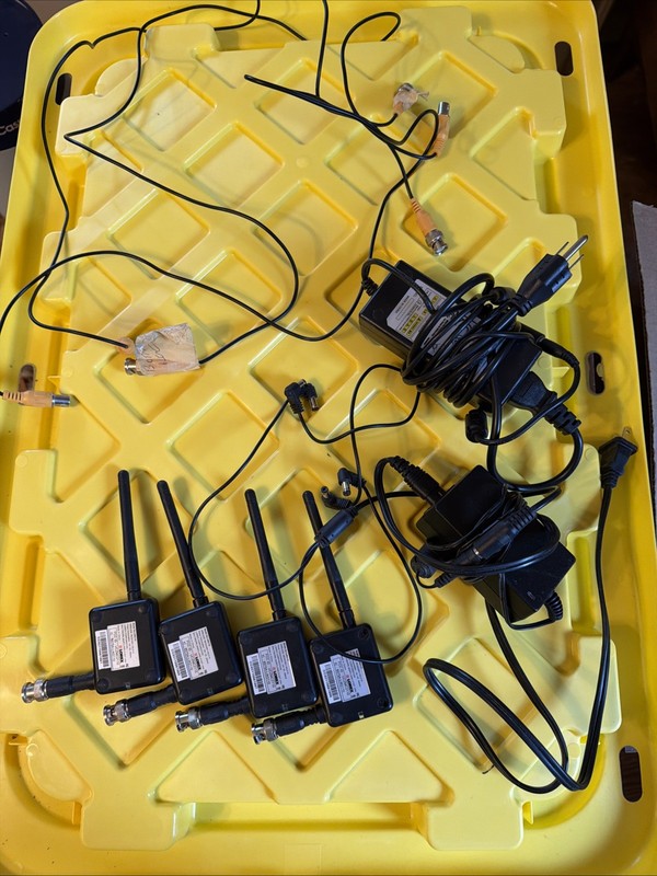 Lot of 4 Lorex LW2110 SMA Wireless Digital Security Camera Receivers With Wires gallery