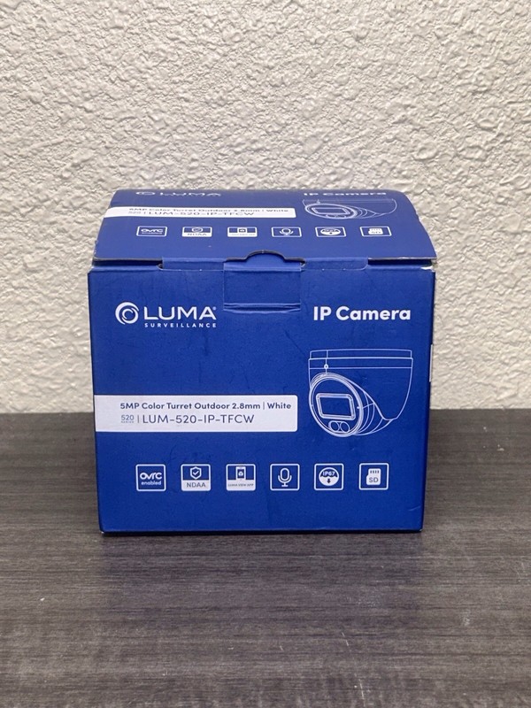 Luma Surveillance 520 Series Turret Ip Camera LUM-520-IP-TFW - White #D796 gallery