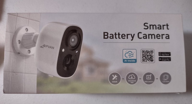 Battery powered smart security camera