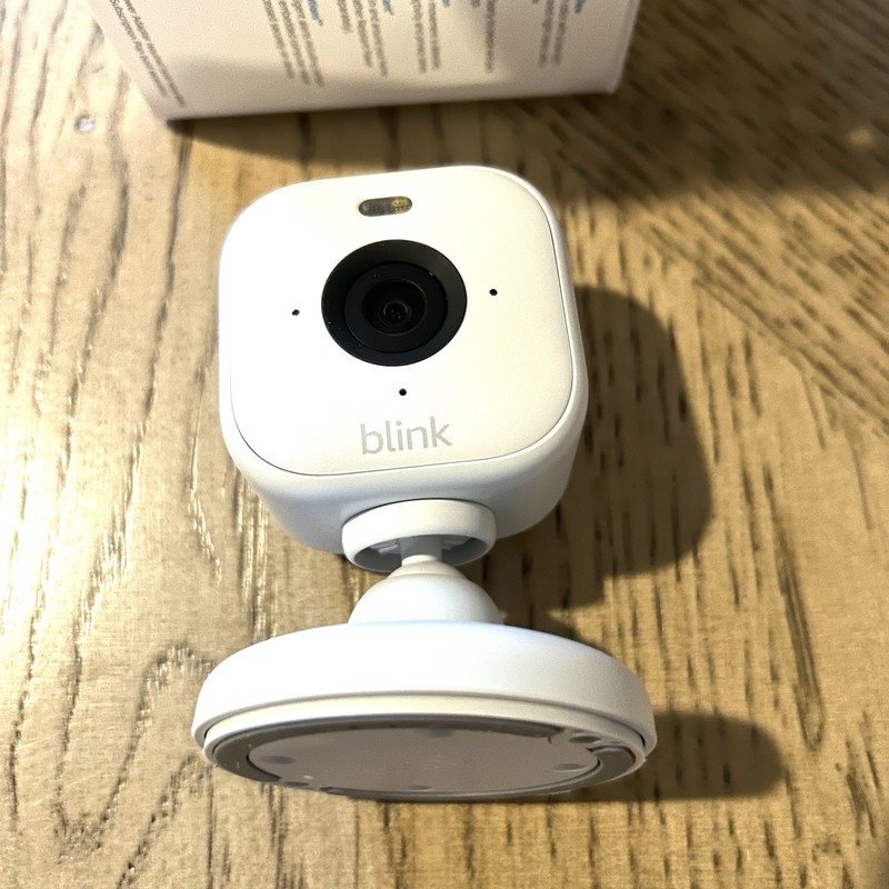 Blink Mini 2 Wired Indoor/Outdoor Smart Security Camera with 1080p HD, White gallery