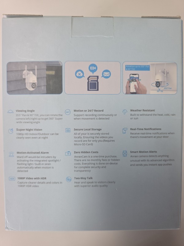 ANRAN HD WIFI SECURITY CAMERA P2 gallery