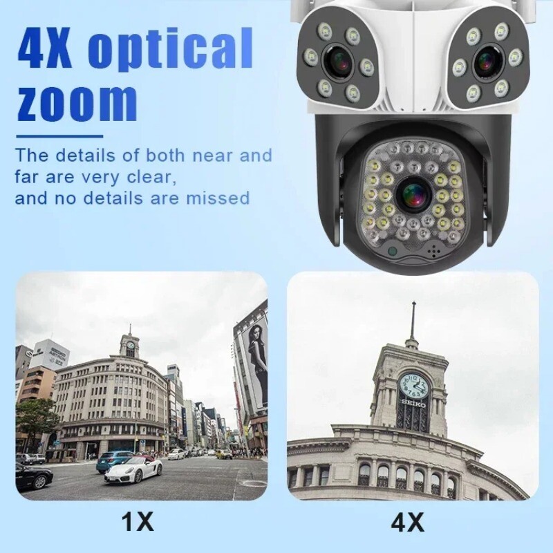 15MP 6K HD WiFi IP Camera Outdoor PTZ Cam Auto Tracking Security Protection CCTV gallery