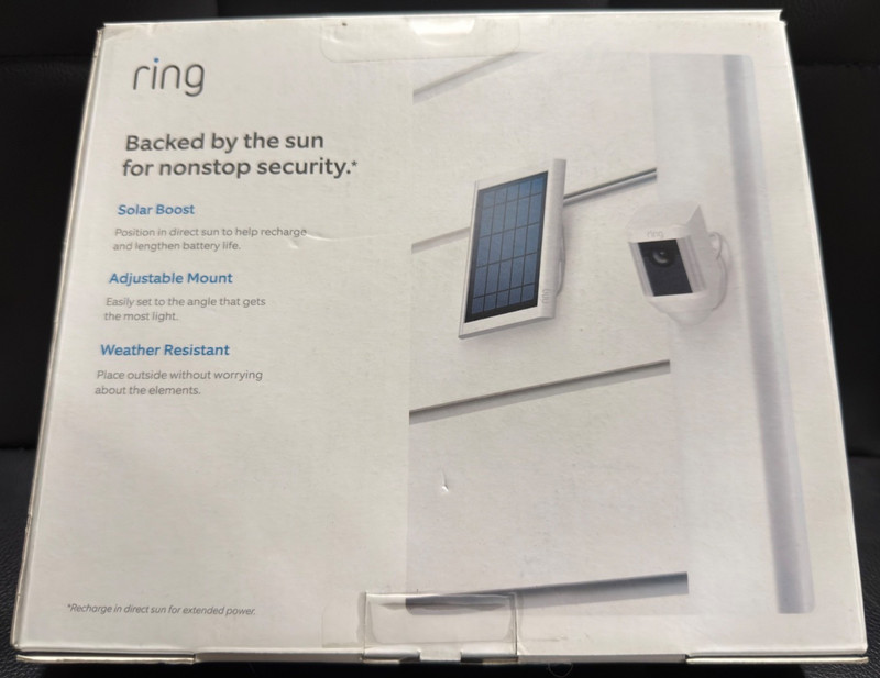 Ring Solar Panel (Compatible with Spotlight & Stick Up Cam Battery) gallery