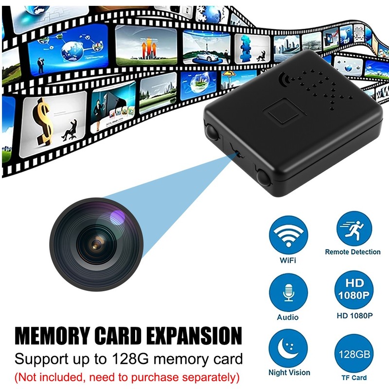 Mini Micro HD 1080P Camera Audio Video Recording WiFi Night Vision Security Cam gallery