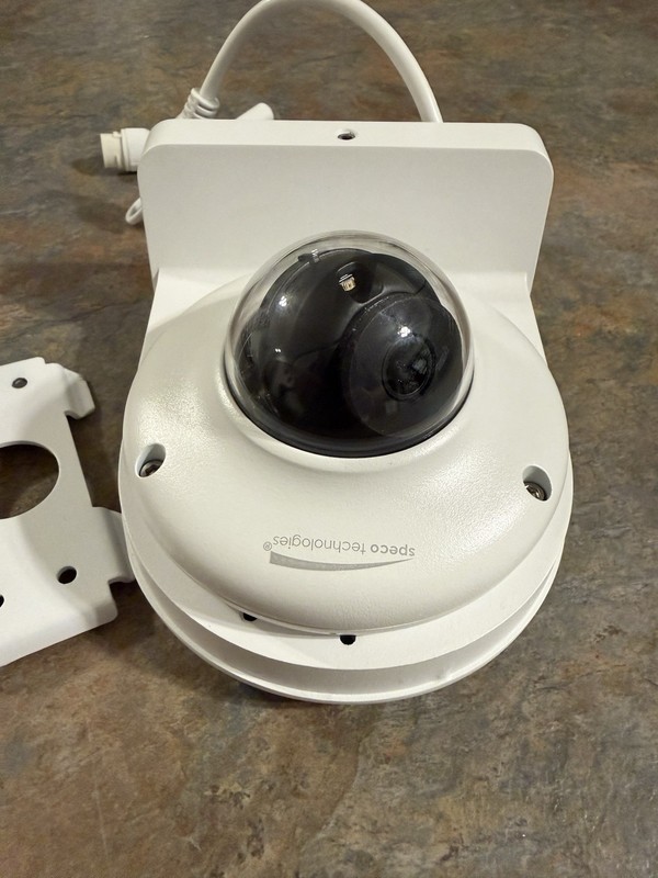 Used Wall Mount Speco O4P4 H.265 Mini Dome AI IP Camera, IR gallery