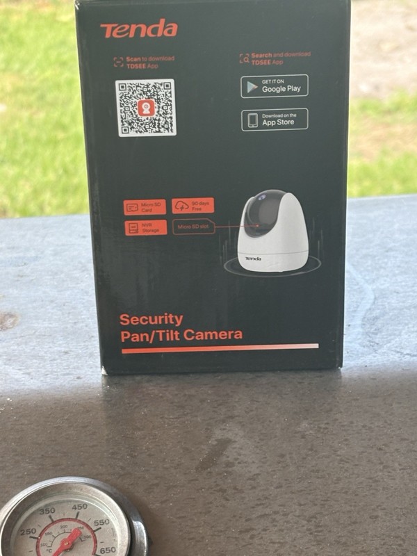 Tenda AI smart guardian security pan/tilt camera, brand new unopened gallery
