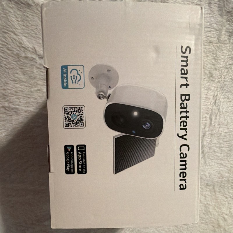 Smart Battery Camera 2K FHD Wi-Fi IP Battery AI Night Vision X004VP7HPH