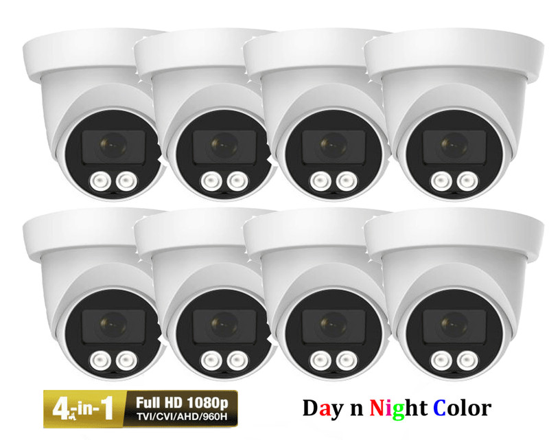 5M, Build-in Mic 4-in-1 DWDR,DNR AHD 24Hr Full color Security Camera