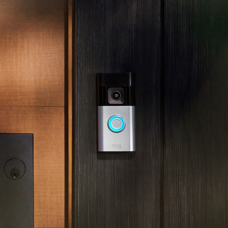 Ring Battery Doorbell Pro – 1536p HD+ 3D Motion Detection – Satin Nickel NEW gallery
