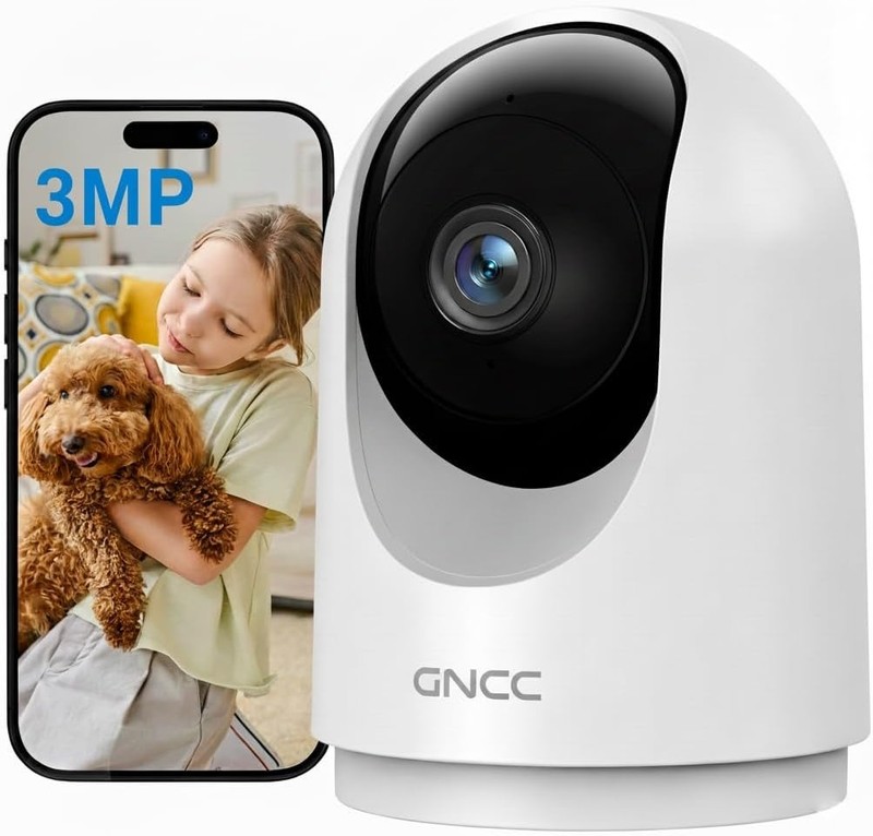 2K Indoor Security Camera - Night Vision, Motion Detection & Two-Way Audio gallery