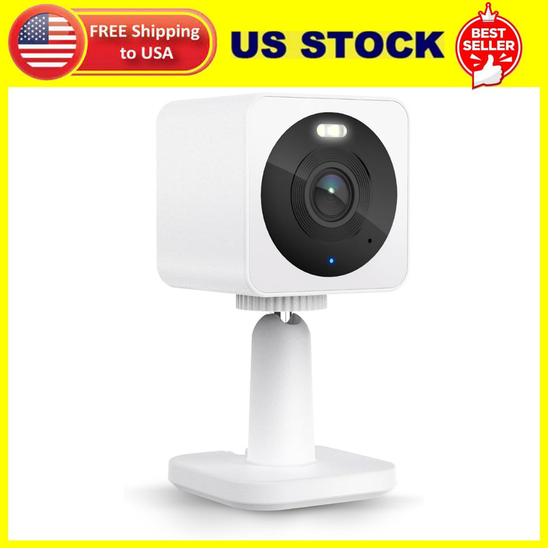 Indoor/Outdoor 1080p Wi-Fi Smart Home Security Camera with Color Night Vision, B