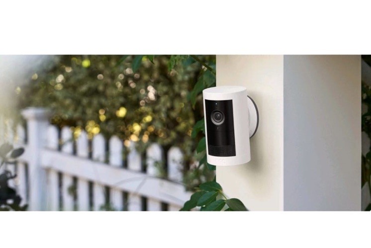 Ring Outdoor Cam Plus 2-Pack w/ 3 Quick Release Battery Packs White New OEM gallery