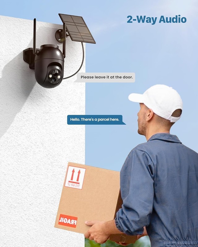 Security Cameras Wireless Outdoor Solar: 2K Wifi Camera for Home Security System gallery