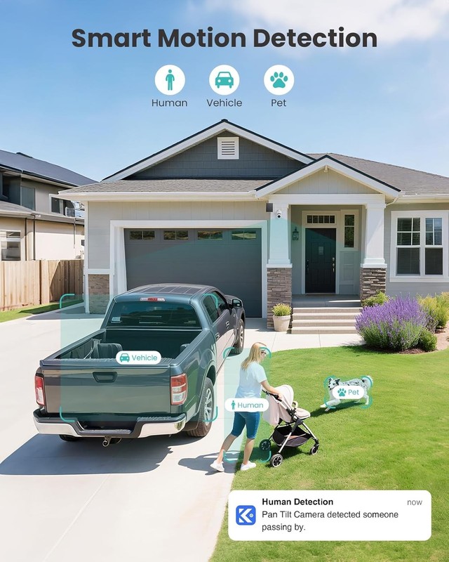 CAMSTRO 4K Security Wireless Cameras, 64G Local Storage HomeBase, AI Recognition gallery