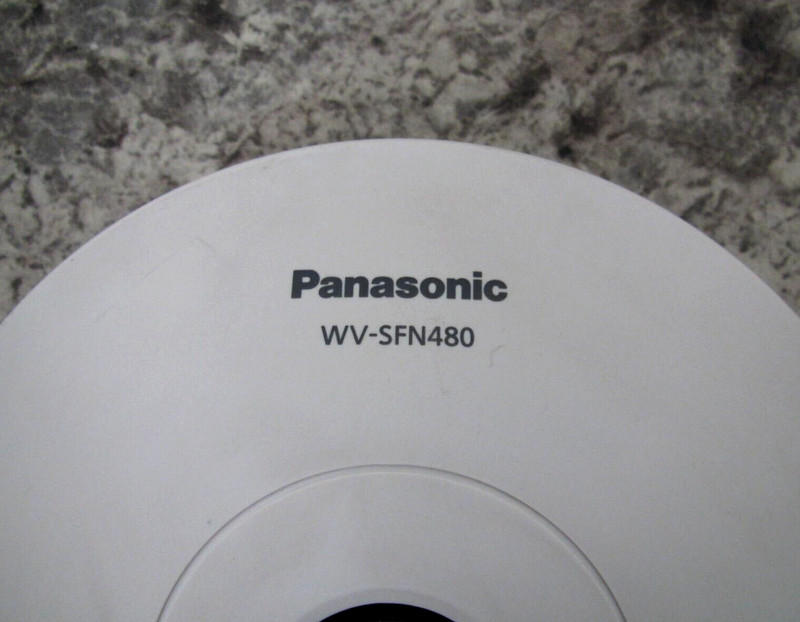 Panasonic WV-SFN480 i-PRO 9MP Indoor Network Dome Fisheye Security Camera Used gallery