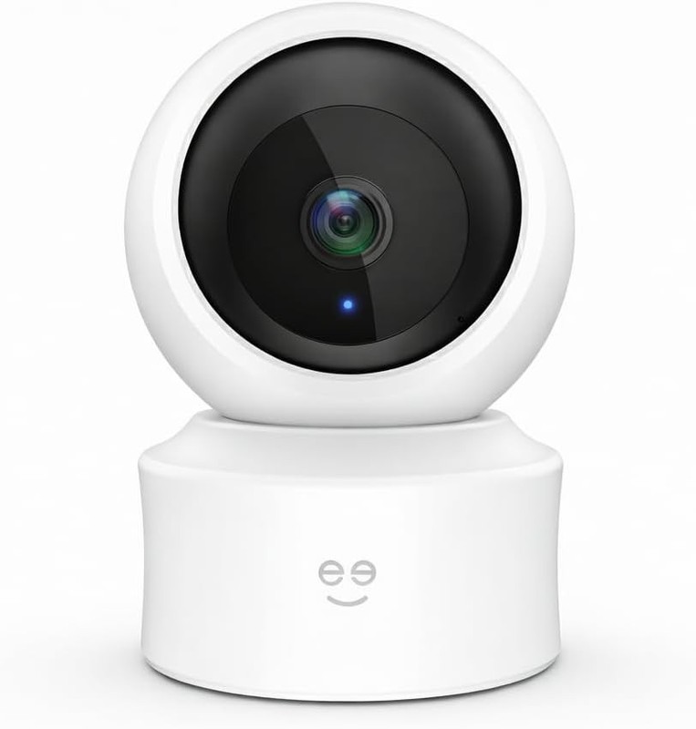 Geeni Scope Ultra 2K Smart Indoor Camera 360 Auto-Tracking WiFi Security White