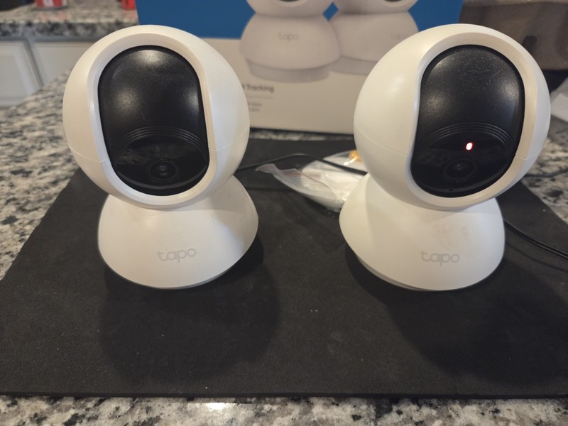 Tapo TP-Link 2K Pan Tilt Indoor Security Camera Baby Monitor Pet Cam 2 Pack Set gallery