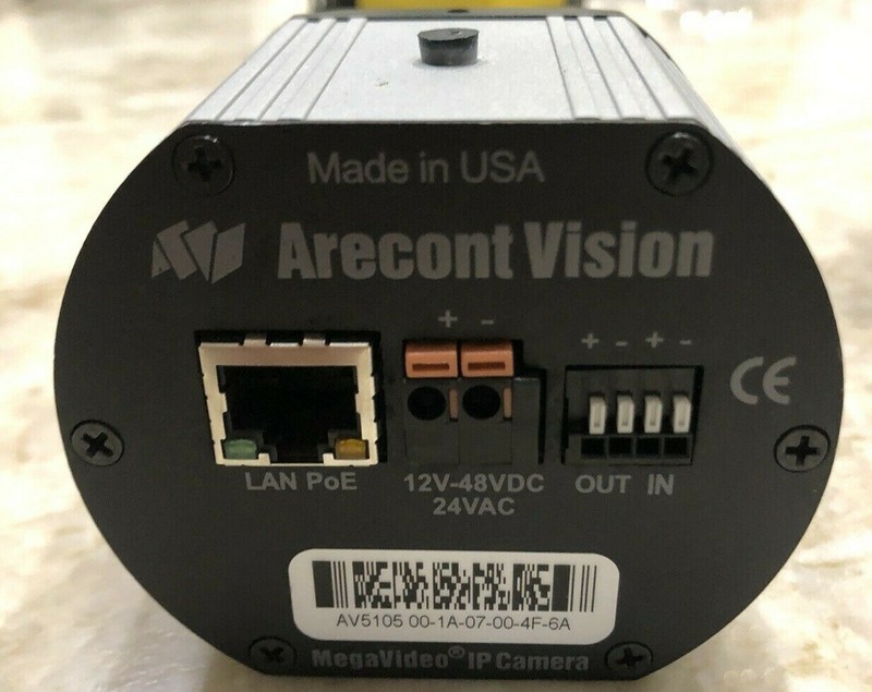 Arecont Vision Costar MegaVideo AV5105 5MP PoE IP Security Camera