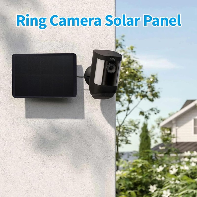 Ring Solar Panel Charger for Stick Up Cam & Spotlight Pro, 2-Pack, Waterproof gallery