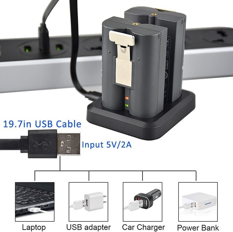 Smart Home Compatible Dual Ring Battery Charger—Fast, Safe & Compact Design gallery