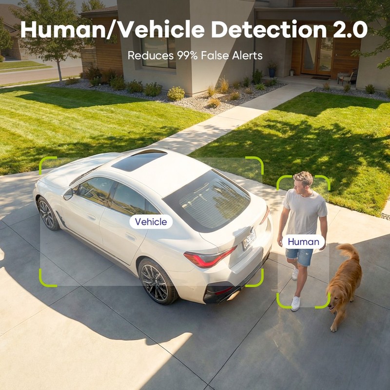 SANNCE 3K Color PoE PT Security IP Camera Two Way Audio Human Vehicle Detection gallery