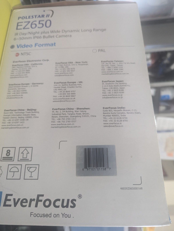 Everfocus eEZ650 IR Day / Night camera gallery