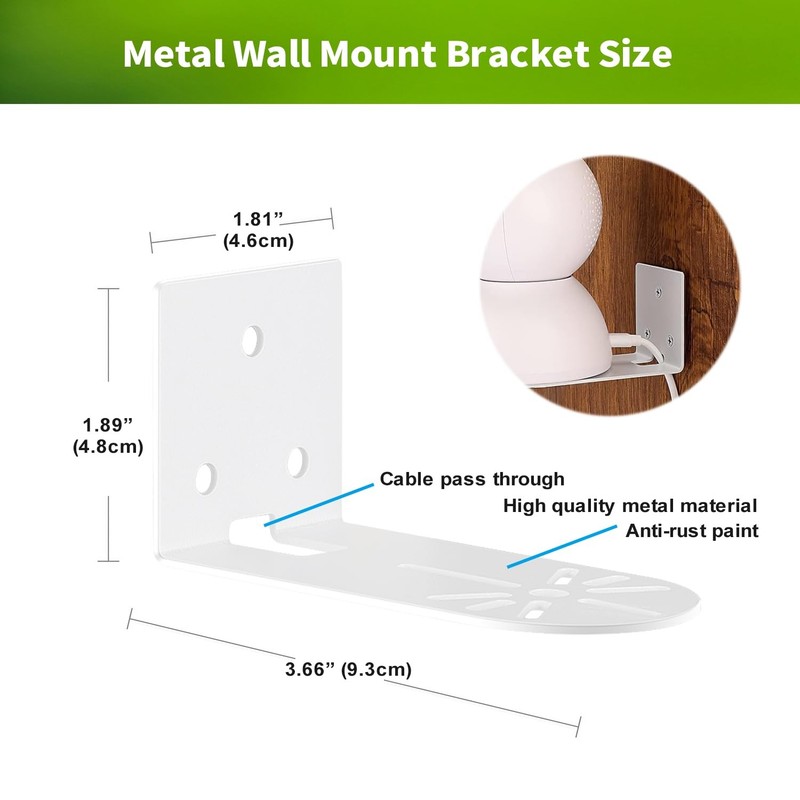 2 Pack Metal Wall Mount for Kasa Indoor Pan/Tilt Camera EC70 EC71 KC410S and ... gallery