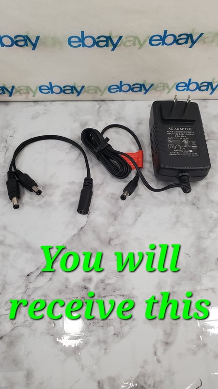 ✅️⭐️ Authentic Power Adapter & Splitter For Swann SWNHD-805CAM Security Camera gallery