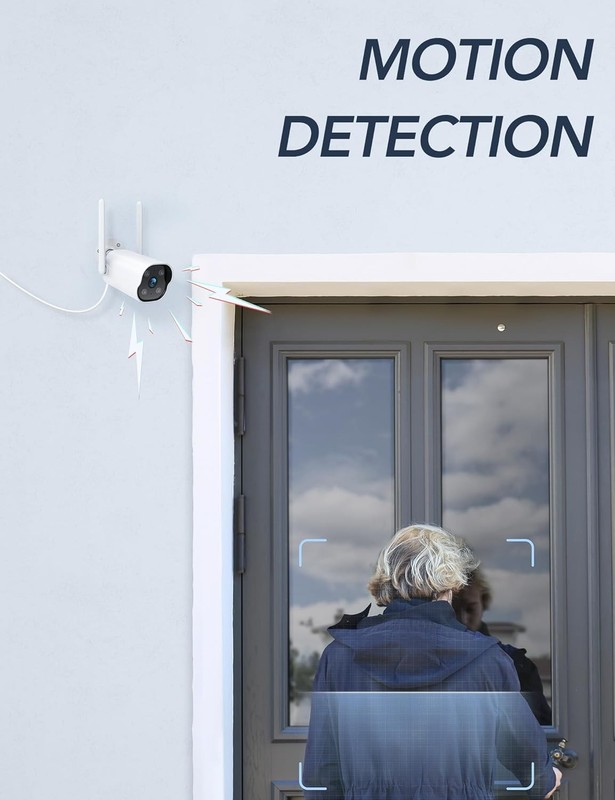 Camaras De Seguridad Wifi Inalambricas 1080P Con Sensor Movimiento Para Exterior gallery