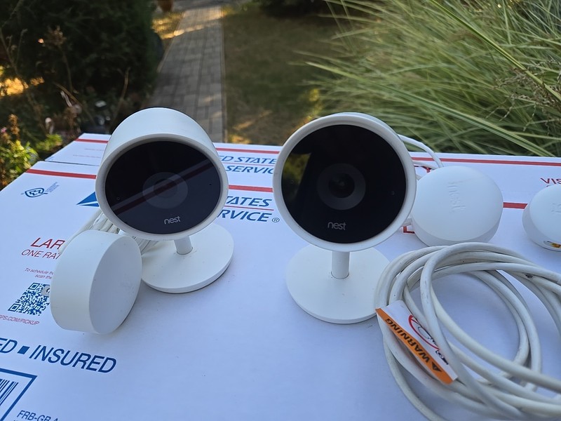 Lot of 2 Google Nest Cams A0053 Security Cameras & Accessories FOR PARTS REPAIR gallery