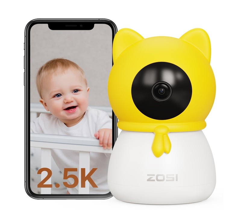 ZOSI PT 4MP Wifi Home security Camera & Mount Adjustable Clip Flexible Arm gallery