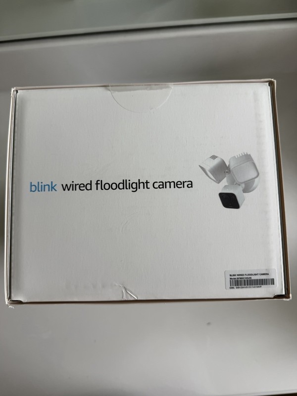 Blink Wired Floodlight Camera - Smart Security Camera, 2600 Lumens, White gallery