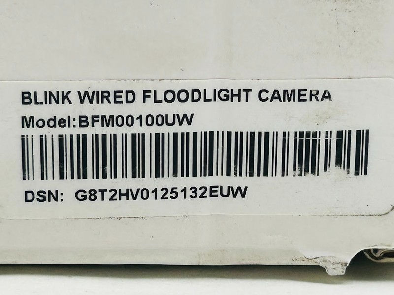 Blink Wired Floodlight Camera - Smart Security Camera, 2600 Lumens, White gallery