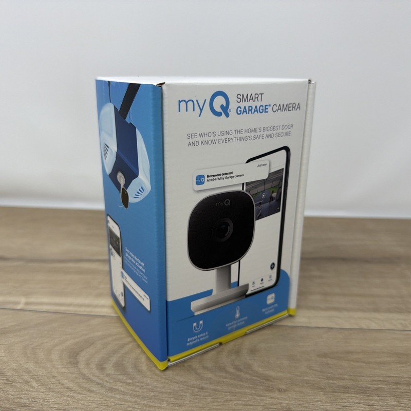 Chamberlain myQ Smart Garage HD 1080p Indoor Wi-Fi Security Camera – White