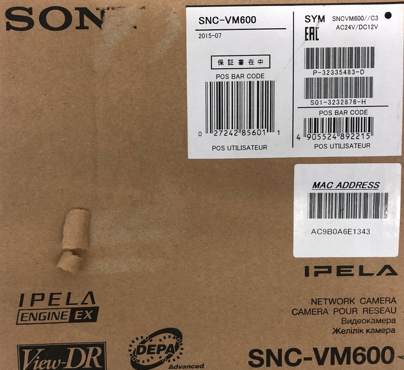 Sony SNC-VM600 IPELA 720p HD(60fps) D/N IP Mini Dome - New in the Box gallery