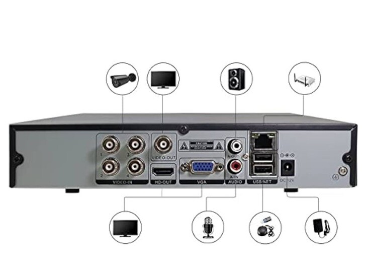 Home Security System 4 Camera Rraycom 8ch Security And Remote Access gallery
