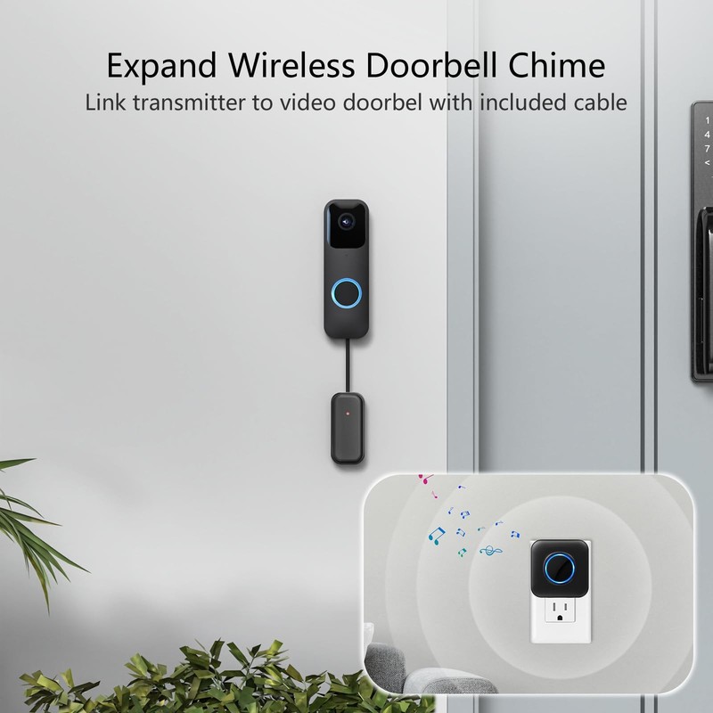 Wireless Doorbell Chime for Blink - Compatible with Blink Video Doorbell and ... gallery