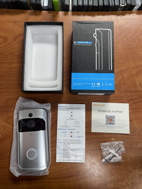 X Smart Home Wireless Visual Monitoring Doorbell Mobile Phone Remote New Sealed gallery