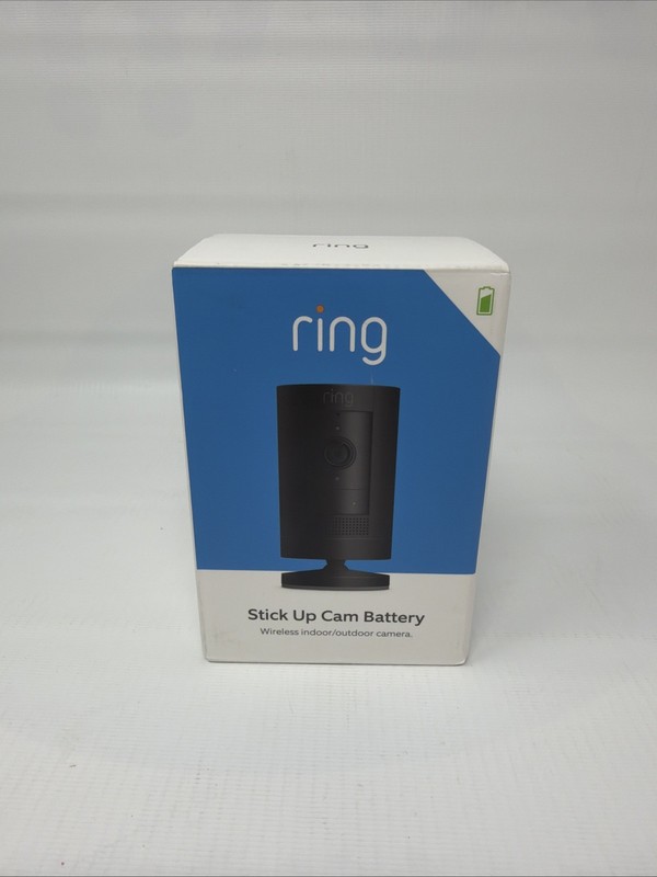New Ring Stick Up Cam Battery Powered Indoor Outdoor Camera with Two-Way Talk gallery