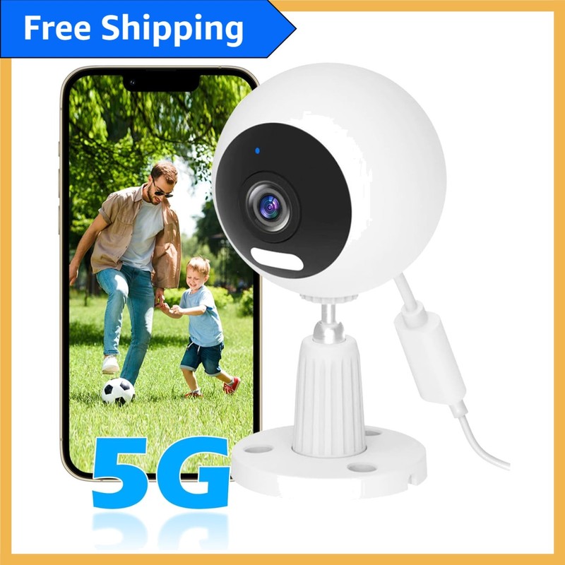 3X Zoom Security Camera – Easy Install Indoor/Outdoor with Alarm Notifications