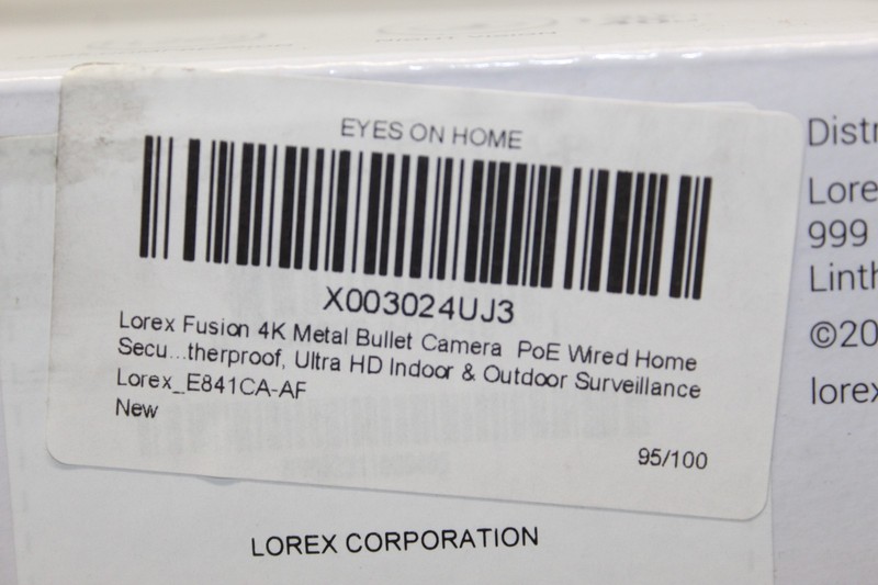 Lorex Fusion 4K IP Bullet Camera Wired Long Range IR Weatherproof Q32 gallery