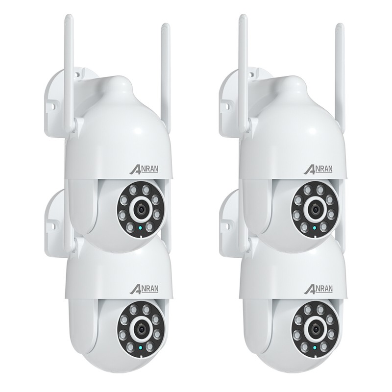 ANRAN 5MP Wireless Outdoor Security IP Camera WIFI 2 Way Audio Pan/Tilt IR Night