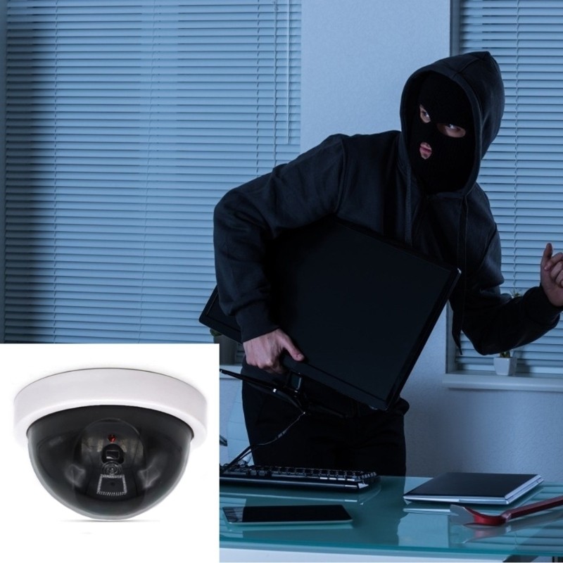 Cost Effective Decoy Security Camera LED Light Theft Prevention Indoor Outdoor gallery