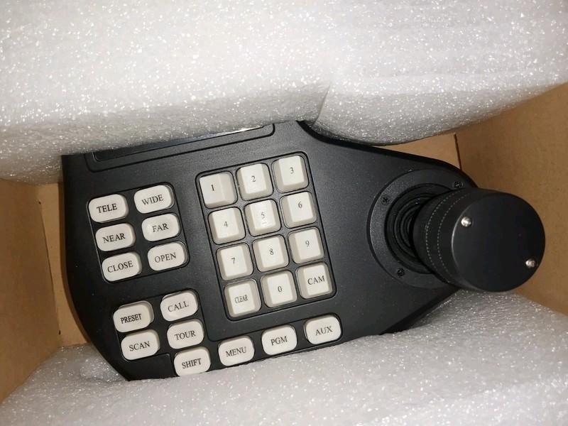 Mini Analog PTZ Camera Keyboard with 4D Joystick Speed Dome Controller Yaekoo
