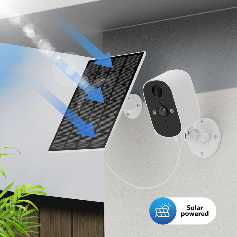 1080P WiFi Wireless Security Camera Solar Battery Powered Cam 3MP IP65 Monitor gallery