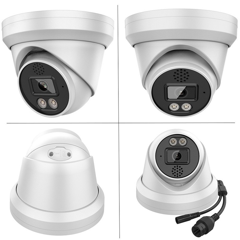 VIKYLIN Turret POE 24H Full color 6MP/8MP 4K Network CAMERA MIC&Speaker Outdoor gallery